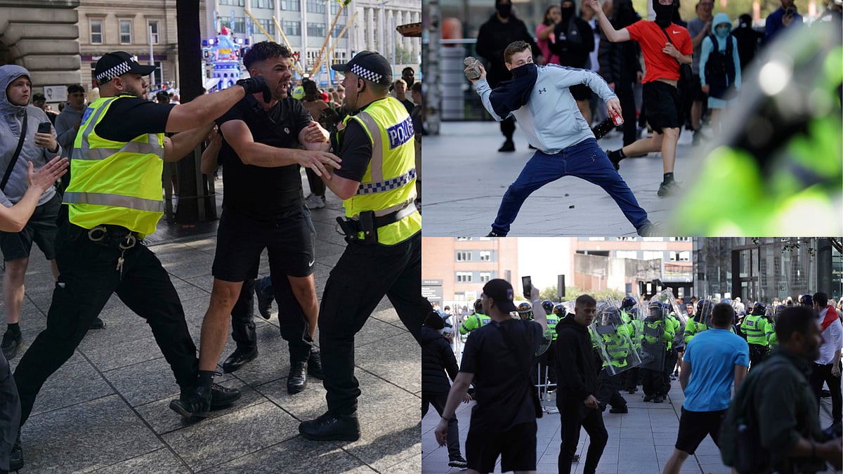 | Photo: AP : UK Witnesses Largest Riots Since 2011 